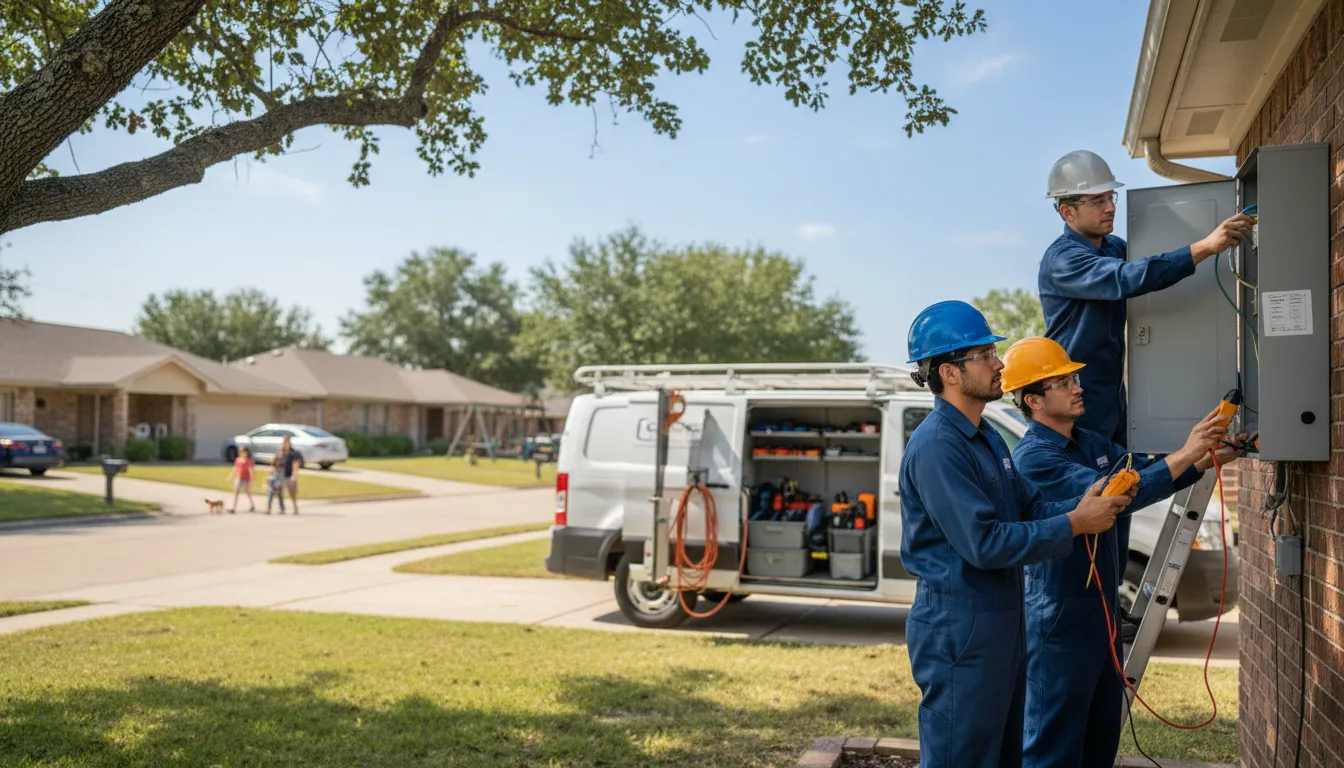 Certified electrician providing emergency electrical services in Hollow Rock, TN